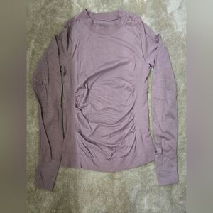 Athleta Wool Long Sleeve Top - Soft Purple